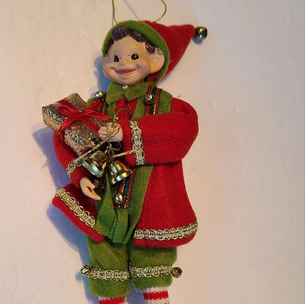 Elf Christmas Ornament sz.8in.